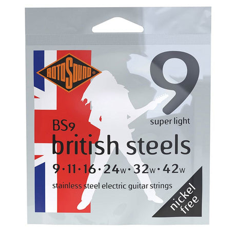 Rotosound BS9 British Steels 009 Snarenset elektrisch