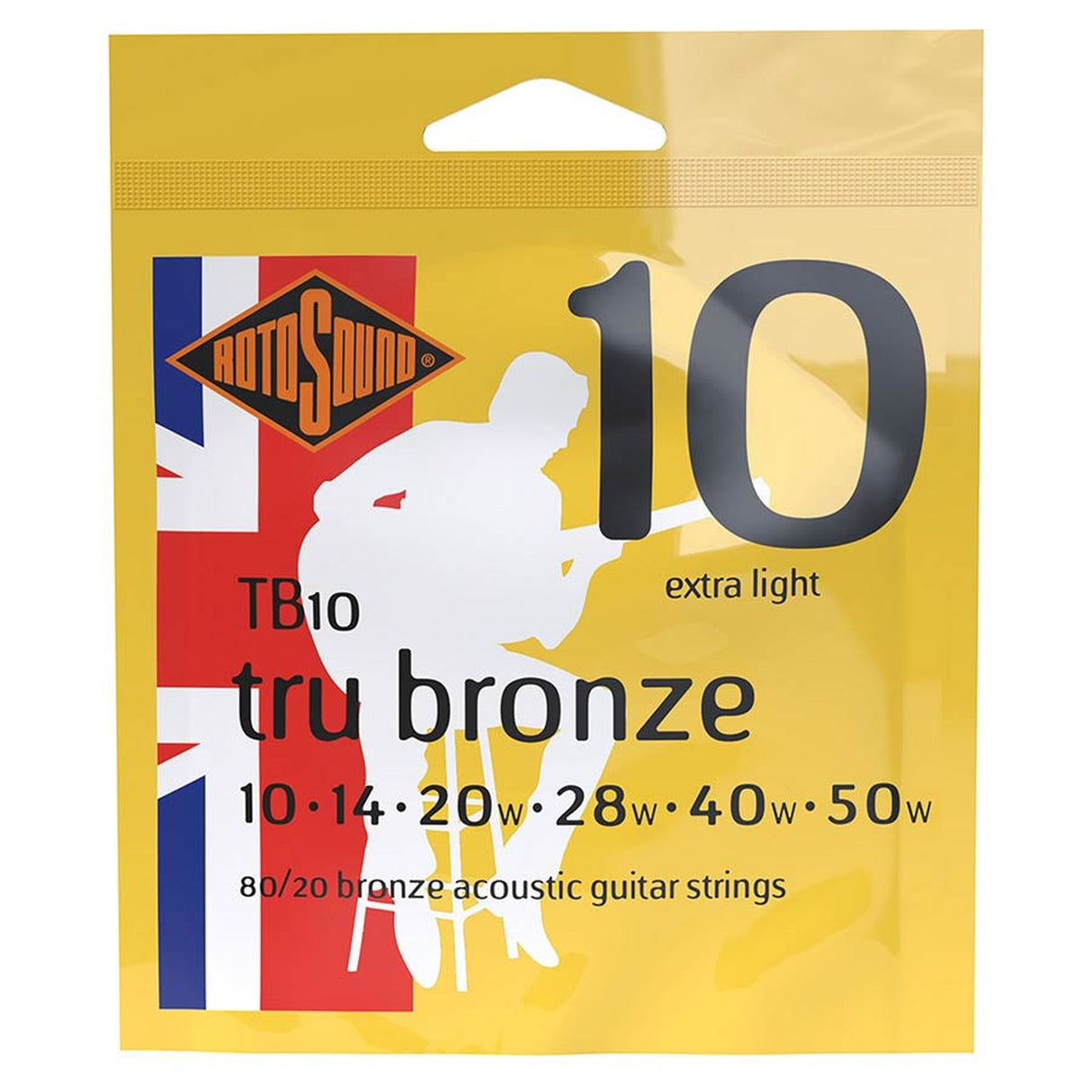 Rotosound TB10 Tru Bronze 010 snaren set akoestisch