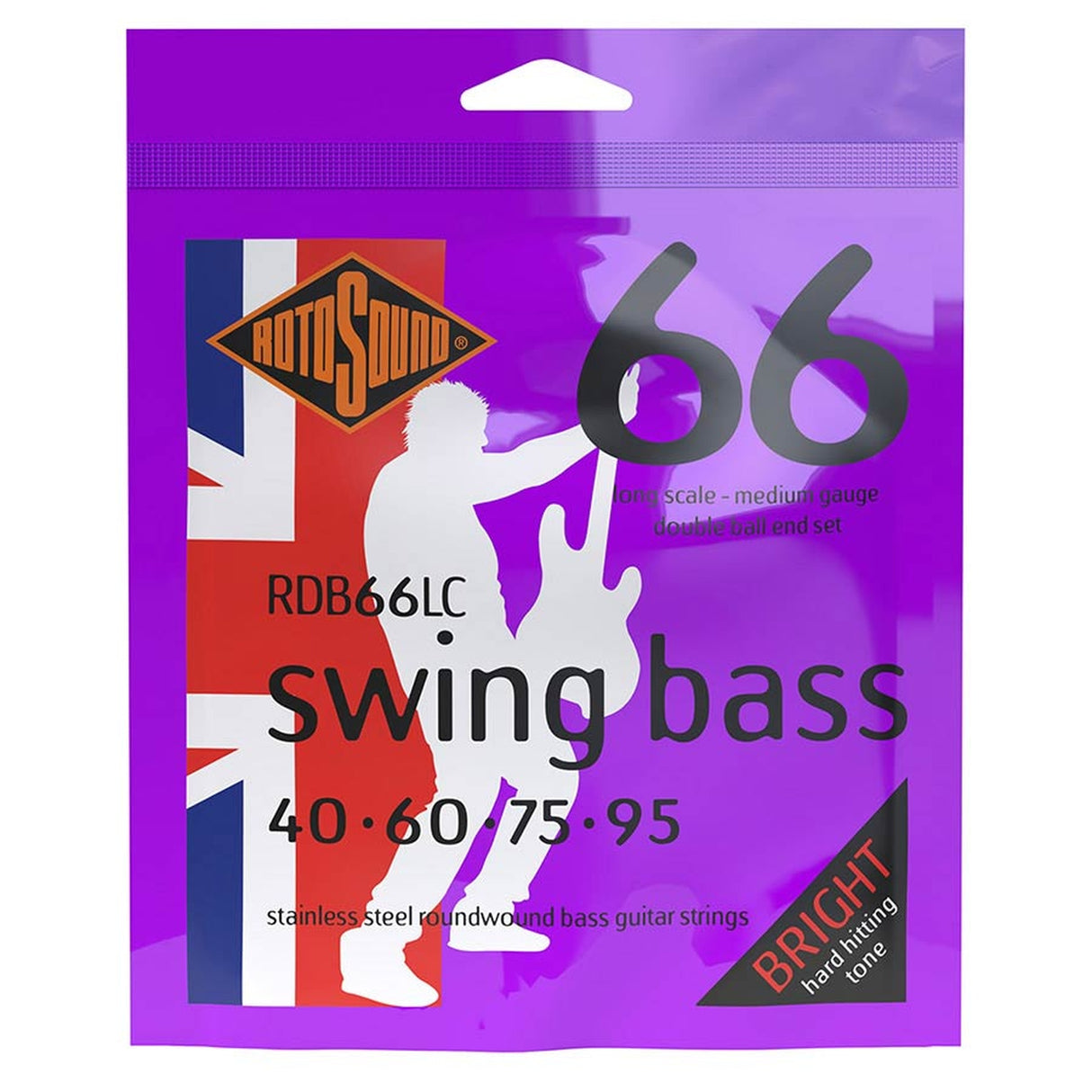 Rotosound RDB66LC Swing Bass 66 snarenset basgitaar