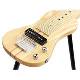 SX LG2/8 8 snarige Lapsteel gitaar naturel incl. opbergtas