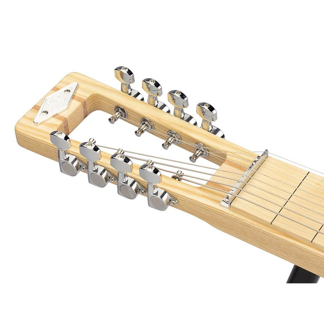 SX LG2/8 8 snarige Lapsteel gitaar naturel incl. opbergtas