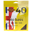 Rotosound RB40 snaren set elektrisch bass nickel wound 40-100, medium gauge