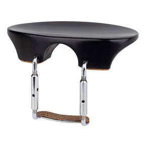 ELS CR-FL-34 violin chinrest 'Flesh'-model, 3/4, ebony
