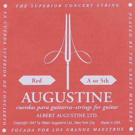 Augustine AURED-5 A-5 snaar, silverplated wound nylon, regular tension