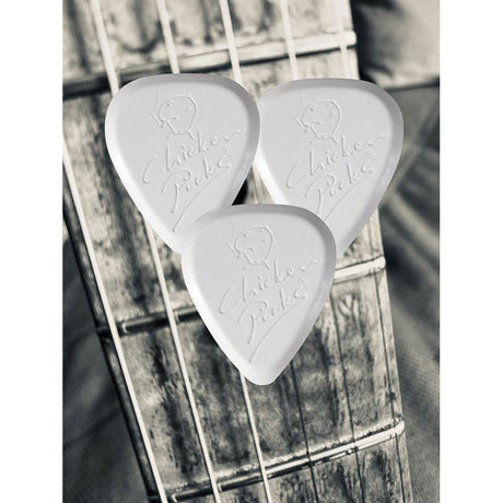 ChickenPicks 3-LI-22 thermosetting polymer picks, 5-pack, wit, 2.2mm Light