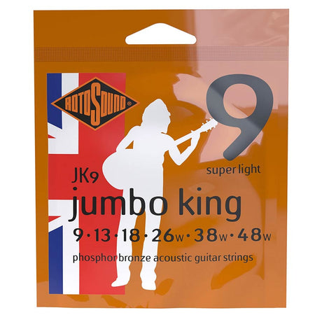 Rotosound JK9 Jumbo King 009 snaren set akoestisch