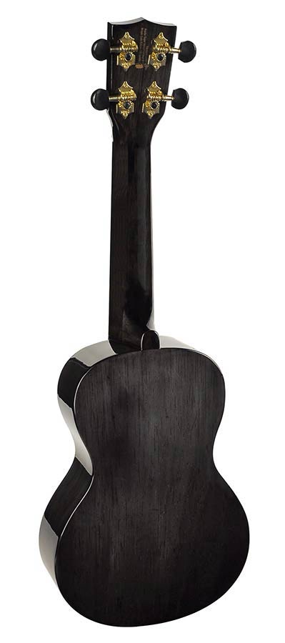 Mahalo MH2TBK Hano Series Concert Ukulele Transparant Zwart
