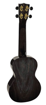 Mahalo MH2WTBK Hano Series Concert Ukulele Transparant Zwart Wide Neck