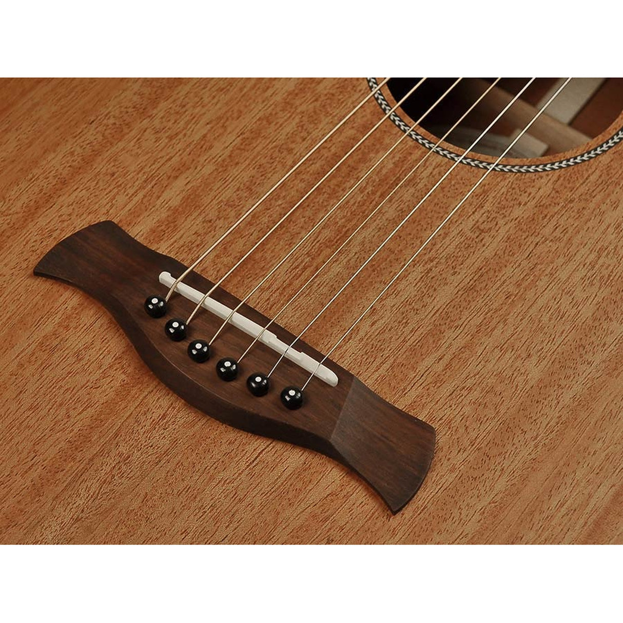 Richwood P-50 Master Series handgemaakte Mahonie Parlor gitaar