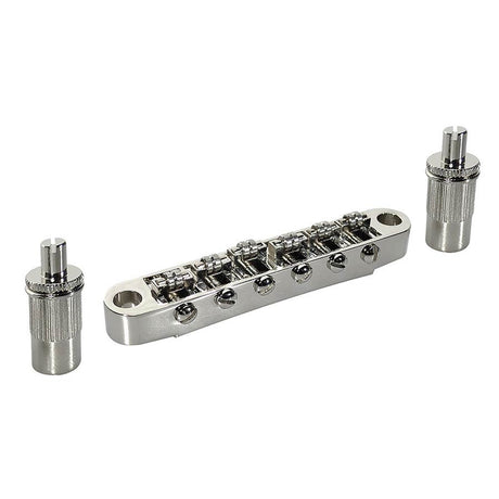 Boston B-205-N brug voor e-gitaar, roller bridge model, nikkel, met studs