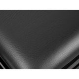 Boston PB1/1520 pianobank – verstelbare zitting, mat zwart met velours bekleding