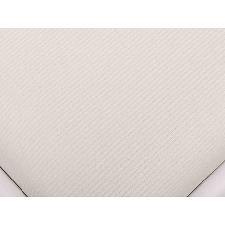 Boston PB1/3540 pianobank – verstelbare zitting, mat wit met witte velours bekleding