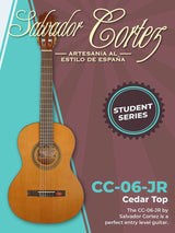 Salvador Cortez CC-06-JR Klassieke Gitaar 3/4 – Student Series
