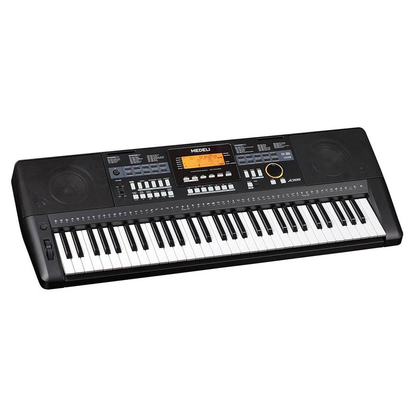 Medeli A300 Keyboard – 61 Aanslaggevoelige Toetsen, 618 Klanken en DSP-effecten