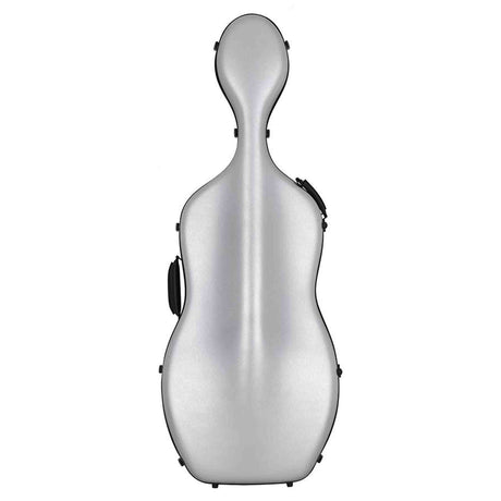 Leonardo CC-644-SL Student Series cellokoffer 4/4 PVC sandwich 4,5 kg geborsteld zilver