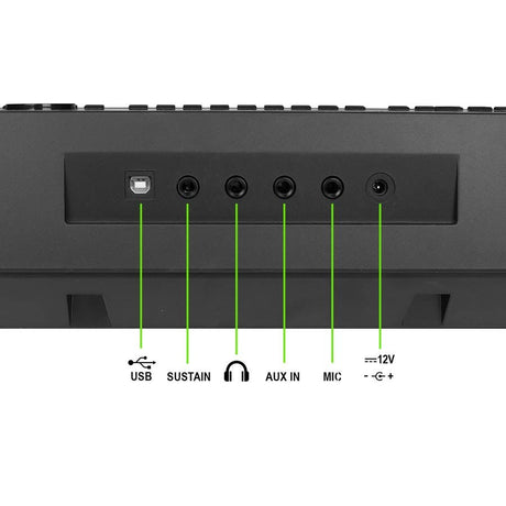 Medeli M331 Keyboard – 61 Aanslaggevoelige Toetsen Met 633 Klanken