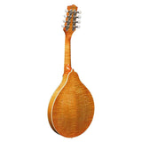 Richwood RMA-110-VS A-Style Mandoline – Massief Sparren & Gevlamd Esdoorn, Amber Sunburst