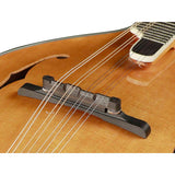Richwood RMA-110-VS A-Style Mandoline – Massief Sparren & Gevlamd Esdoorn, Amber Sunburst