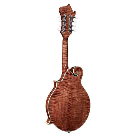 Richwood RMF-220-WN F-Style Mandoline – Massief Sparren & Gevlamd Esdoorn, Satijn Walnoot