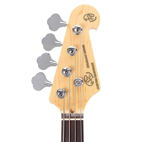 SX BD2/WT Standard Series P-Style Elektrische Basgitaar Wit