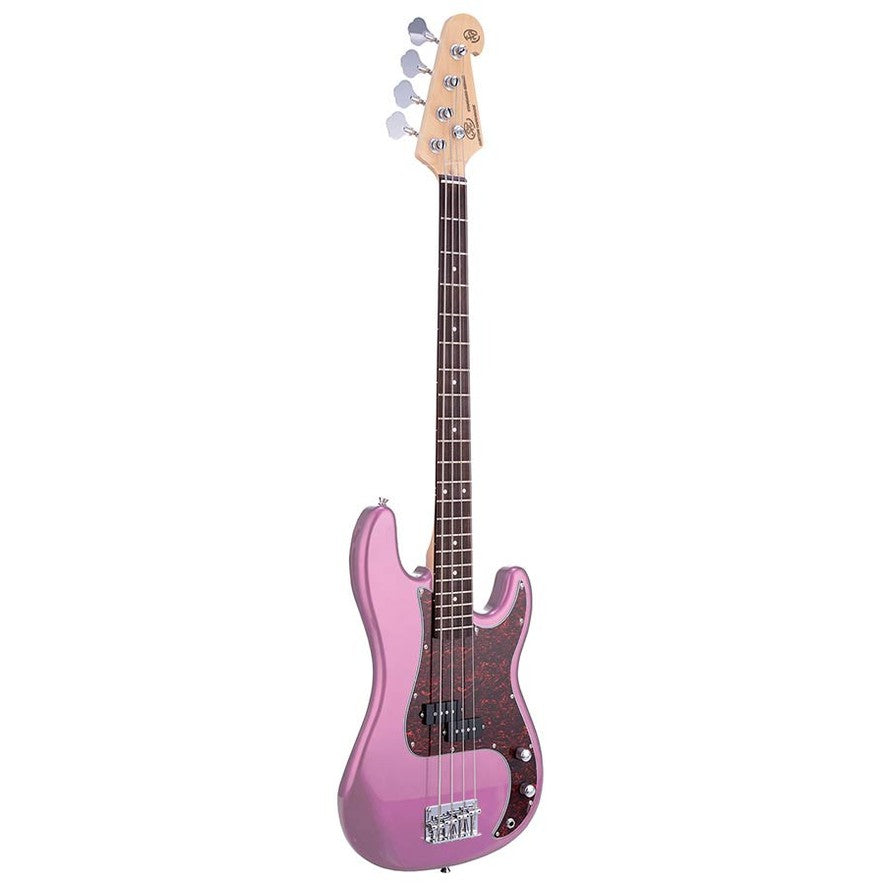 SX BD2/MPP Standard Series P-Style Elektrische Basgitaar Metallic Paars