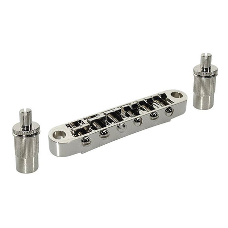 Boston B-166-N brug voor e-gitaar, "tune'o matic", stud spacing 74,0mm, 12" radius, nikkel