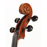 Rudolph RC-1014 cello, 1/4, geheel massief, olie lak, ebben toebehoren, gevlamd