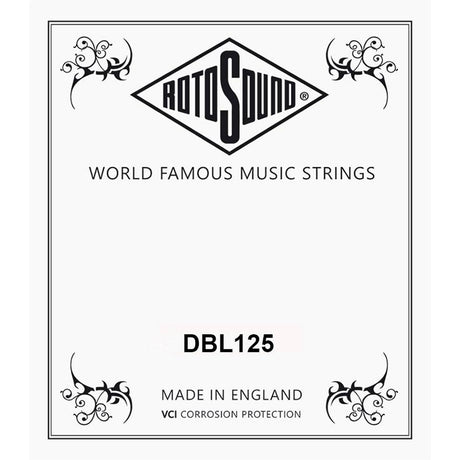 Rotosound DBL125 .125 snaar for elektrisch bass, stainless steel double ball end