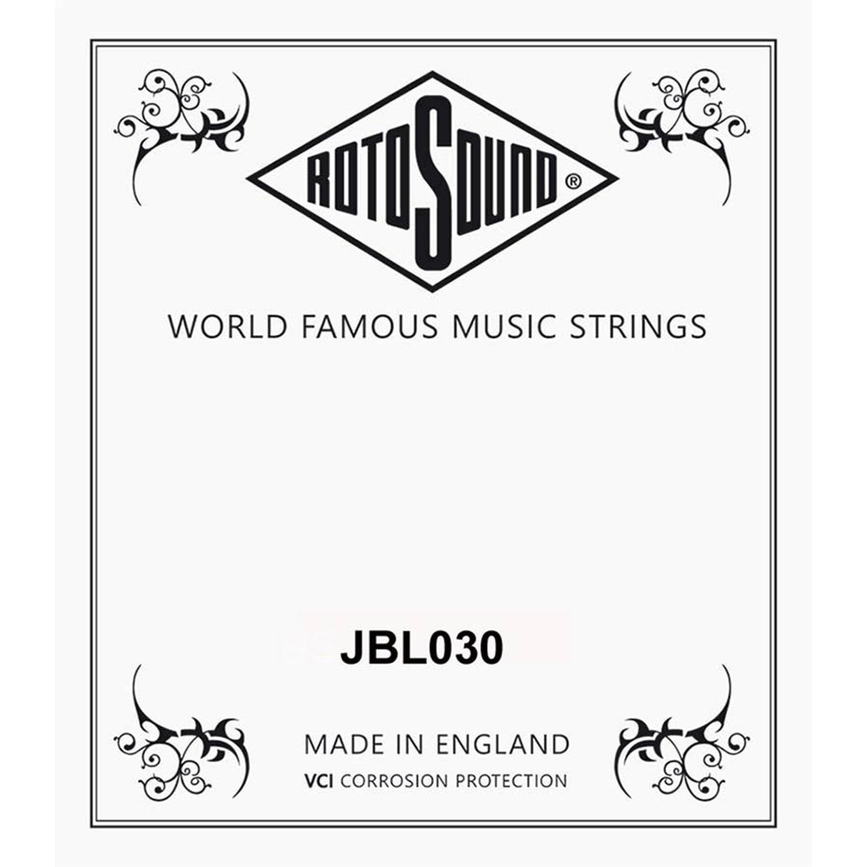 Rotosound JBL030 .030 snaar for elektrisch bass, monel flatwound