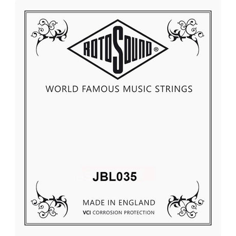 Rotosound JBL035 .035 snaar for elektrisch bass, monel flatwound