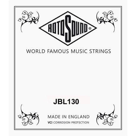 Rotosound JBL130 .130 snaar for elektrisch bass, monel flatwound