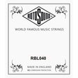 Rotosound RBL040 .040 snaar for elektrisch bass, nickel plated steel wound