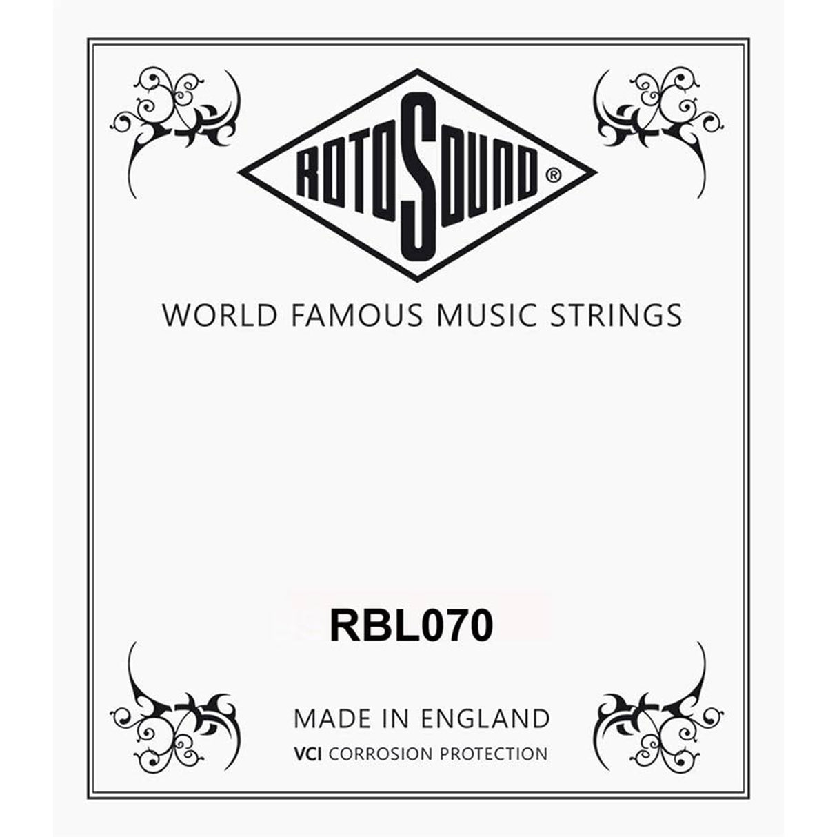 Rotosound RBL070 .070 snaar for elektrisch bass, nickel plated steel wound