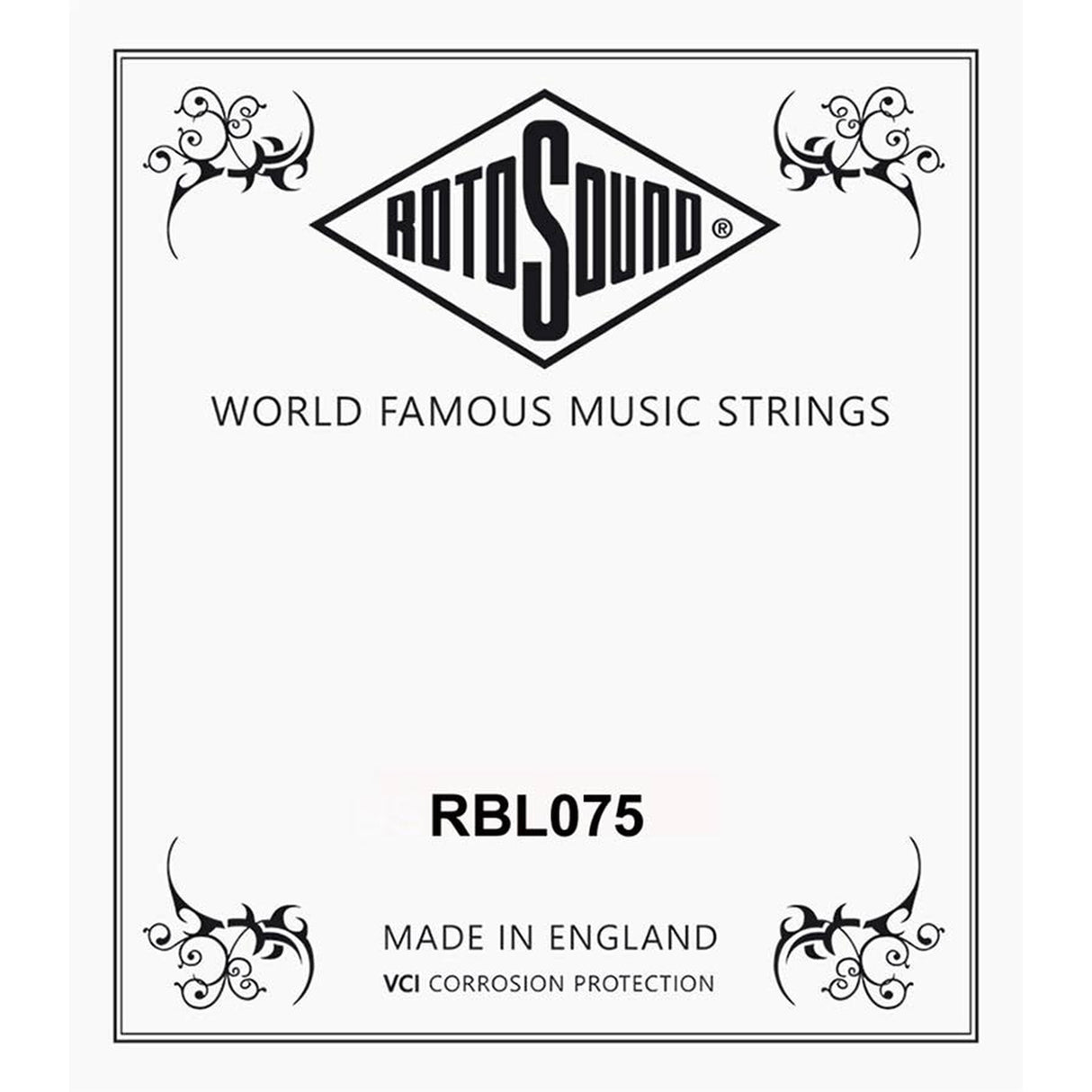 Rotosound RBL075 .075 snaar for elektrisch bass, nickel plated steel wound