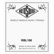 Rotosound RBL100 .100 snaar for elektrisch bass, nickel plated steel wound