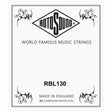 Rotosound RBL130 .130 snaar for elektrisch bass, nickel plated steel wound