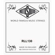 Rotosound RLL130 .130 snaar for elektrisch bass, stainless steel halfround