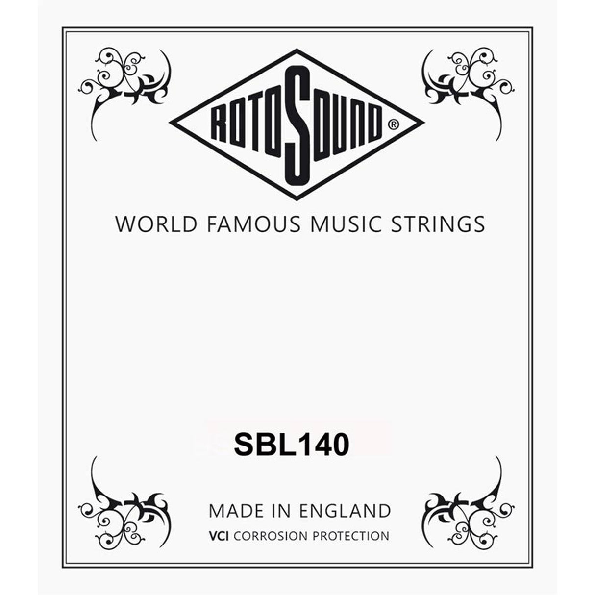 Rotosound SBL140 .140 snaar for elektrisch bass, stainless steel roundwound