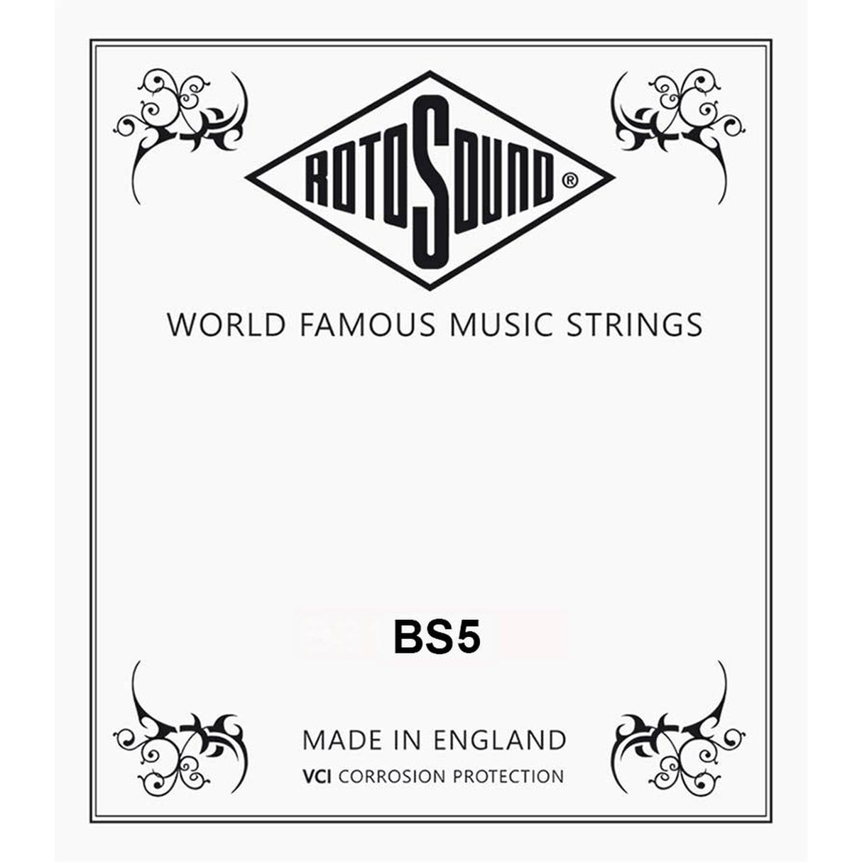 Rotosound BS5 A-5 snaar for classic guitar, silverplated wound nylon