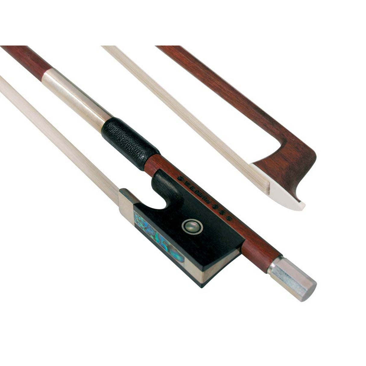 Dörfler DV22 violin bow, 4/4, silver, pernambuco, round