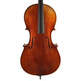 Rudolph RC-2044-A cello 4/4, volledig massief, olie lak met donkerbruine antieke afwerking, gevlamd