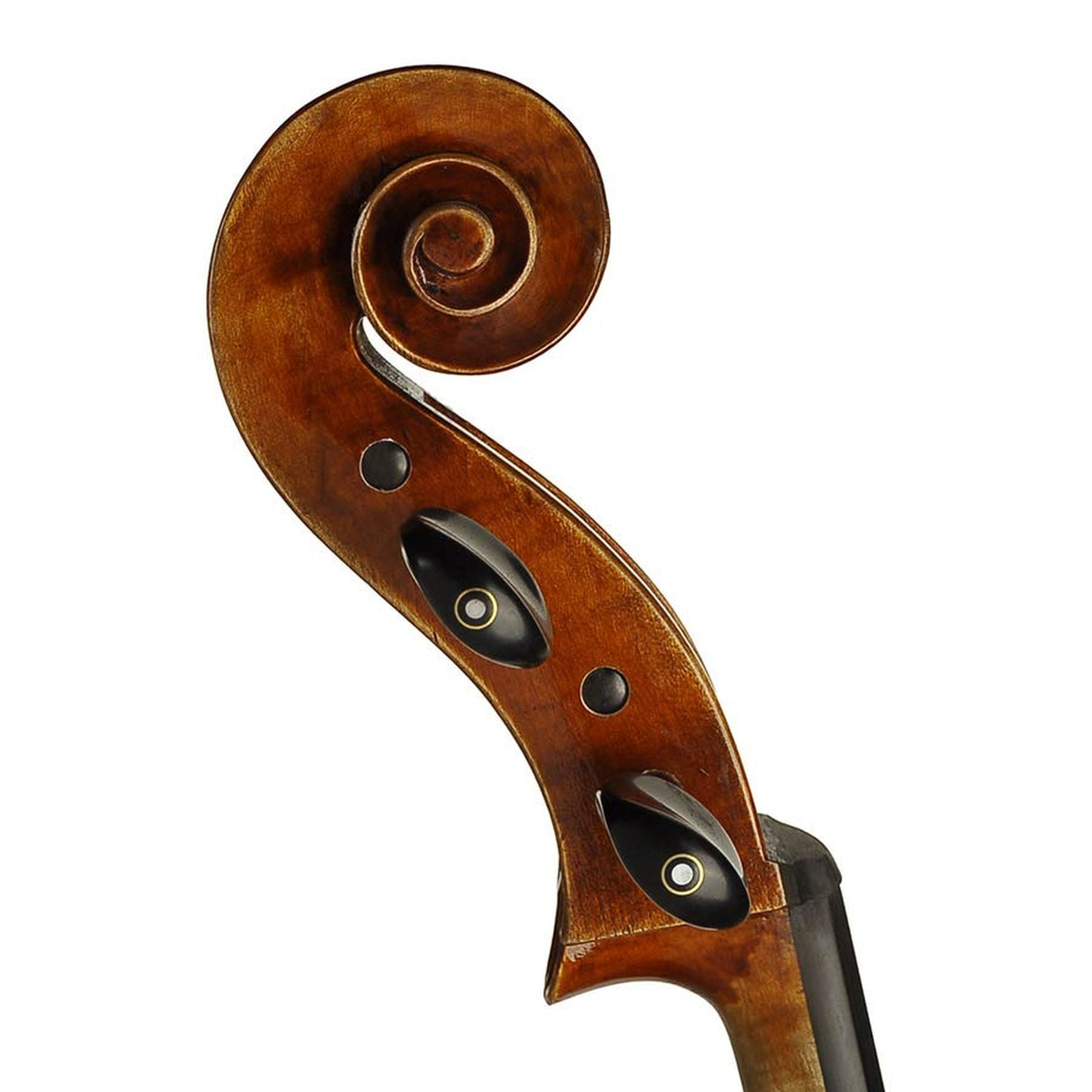 Rudolph RC-2044-A cello 4/4, volledig massief, olie lak met donkerbruine antieke afwerking, gevlamd