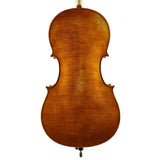 Rudolph RC-2044 cello 4/4, volledig massief, olie lak met amberbruine afwerking, gevlamd