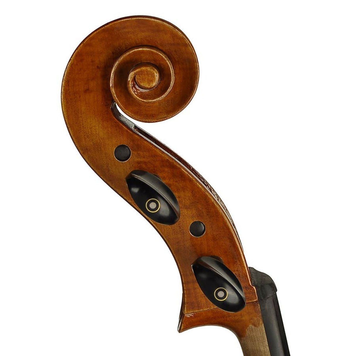 Rudolph RC-2044 cello 4/4, volledig massief, olie lak met amberbruine afwerking, gevlamd