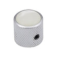 Boston KCH-236 chrome dome knob met parelmoer inleg 18x18mm