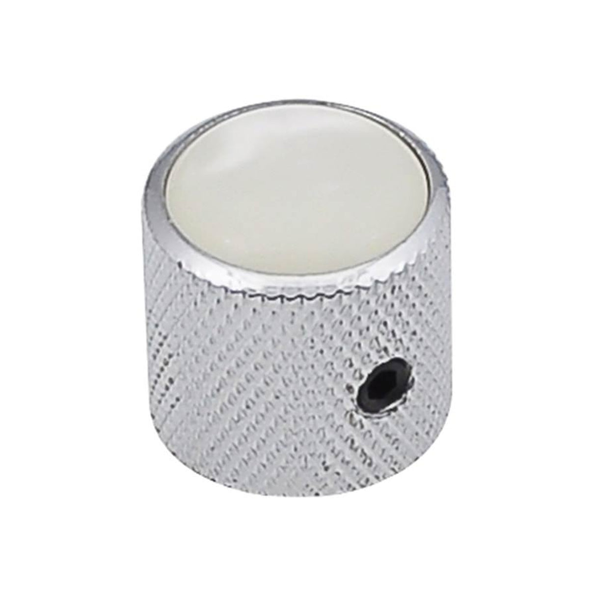 Boston KCH-236 chrome dome knob met parelmoer inleg 18x18mm