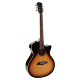 Sire Guitars A3GSVS akoestische grand auditorium gitaar met SIB electronica en cutaway, sunburst