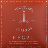 Augustine AU-RERD Red snaren set classic, high tension trebles & medium tension basses