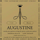 Augustine AU-IMBK Black snaren set classic, medium tension trebles & light tension basses