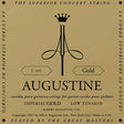 Augustine AU-IMGO Gold snaren set classic, medium tension trebles & light tension basses brass plated